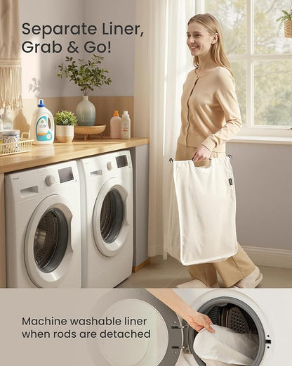 SONGMICS 3-Section Laundry Hamper - Image 6