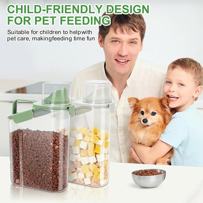 TBMax Rice Container Cereal Storage Container 2 Pack, Kitchen Pantry Dry Food - Image 6