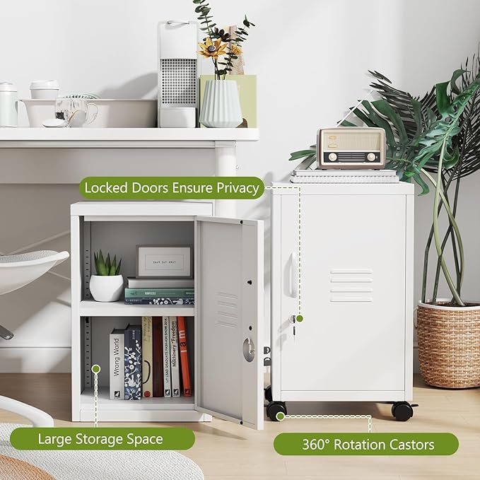 pozdeg 24.4" H Metal Storage Locker - Image 4
