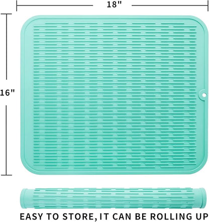 Silicone Dish Drying Mat for Multiple Usage, Easy clean, Eco-friendly, - Image 2