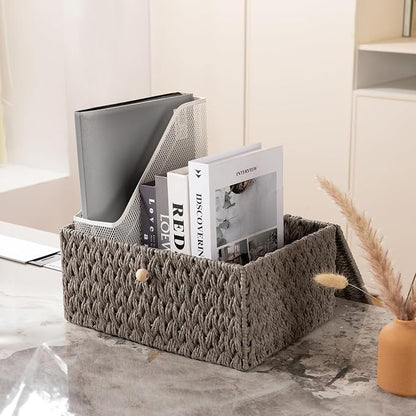 OIAHOMY Wicker Storage Basket - Image 8
