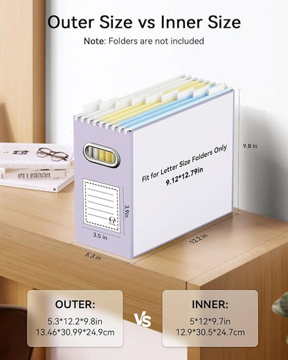 Portable Collapsible Cardboard File Box - Image 2