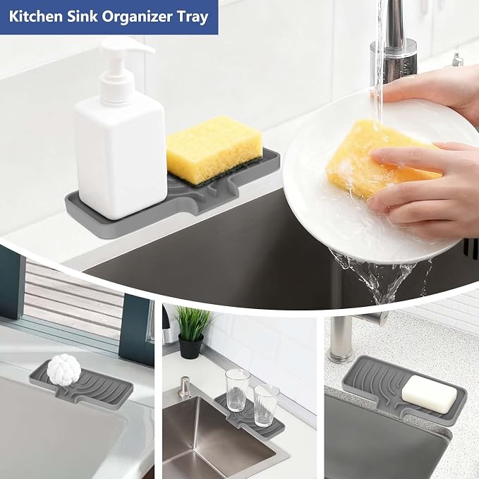Silicone Sponge Holder for Kitchen Sink - Image 4