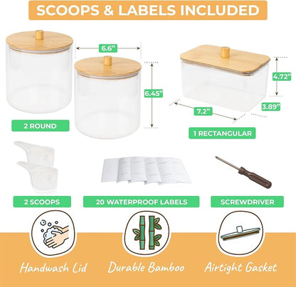 Laundry Pods Containers for Organizing Dryer Sheet Holder & Laundry Jars - Image 6
