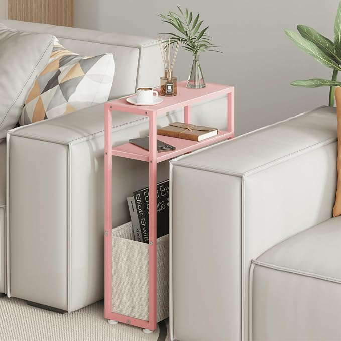 Narrow Side Table, Slim End Tables - Image 4