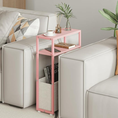 Narrow Side Table, Slim End Tables - Image 4