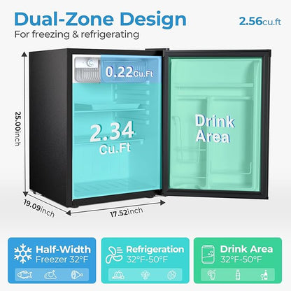 Antarctic Star 2.56 Cu.Ft. Mini Fridge - Image 3