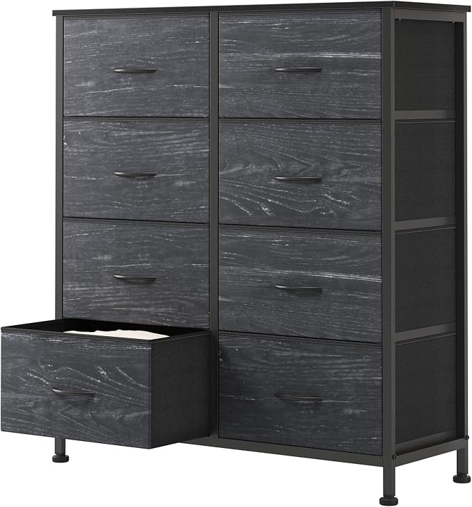 OLIXIS Dresser for Bedroom, 8 Storage Drawers, Tall Fabric Tower Organizer | by OLIXIS