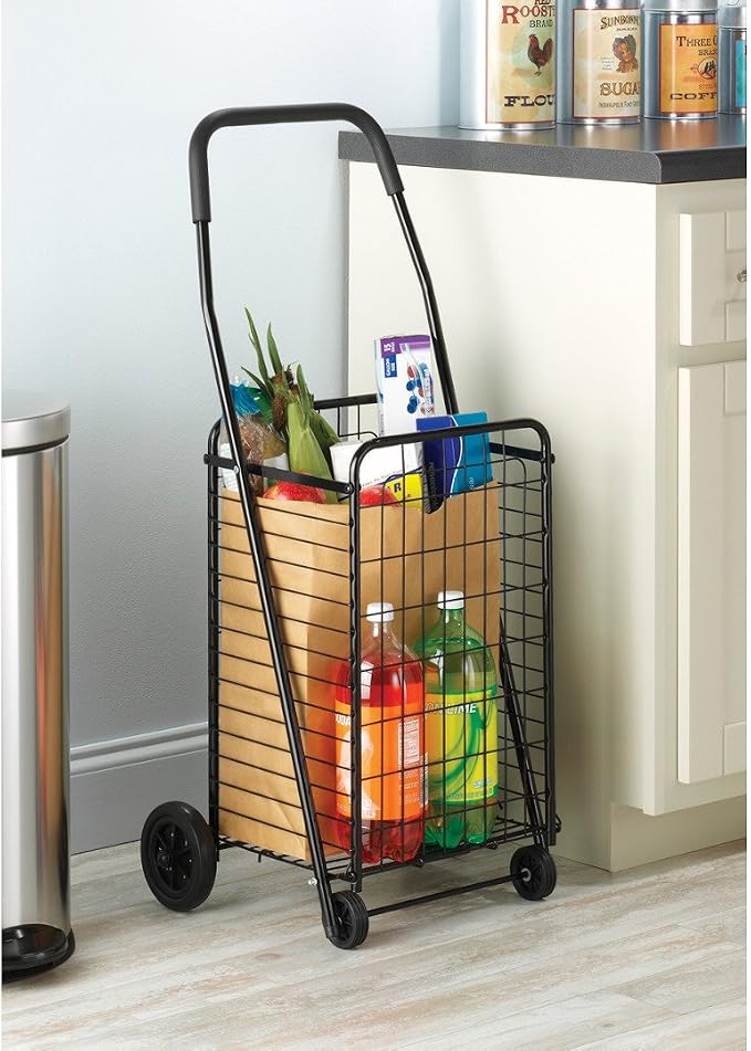 Whitmor Foldable Utility Shopping Cart - Image 4