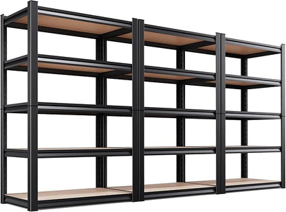 71.2''H Storage Shelves, 2500lbs Garage Shelving, Adjustable Heavy Duty by KORVENA