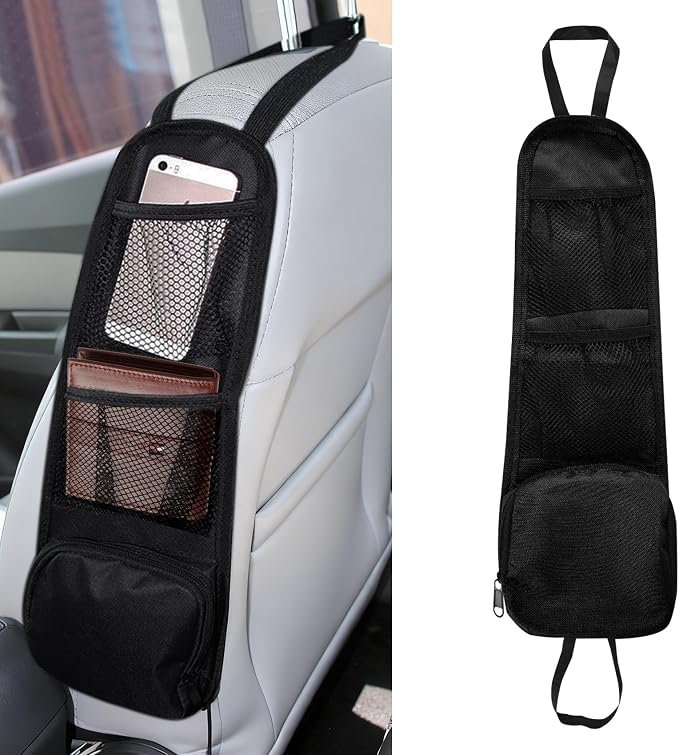 Car Seat Side Organizer, Seat Side Storage Pocket, Car Multi-Pockets Backseat by Unknown