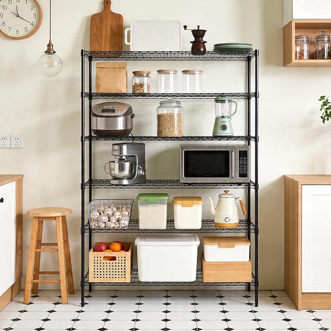 FDW 16" D×42" W×72" H Wire Shelving Unit Commercial Metal Shelf - Image 2
