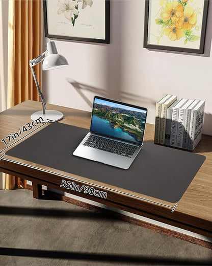 PULeather Non-Slip Desk Mat, Large Mouse Pad & Laptop Desk Pad - Image 7
