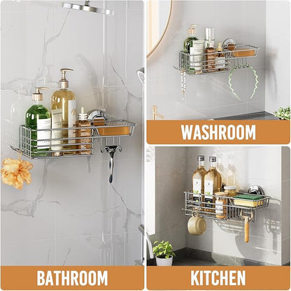 LEVERLOC Shower Caddy Suction Cup, Shelves - Image 8