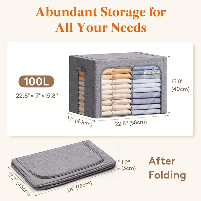 Lifewit Clothes Storage Bins - Image 4