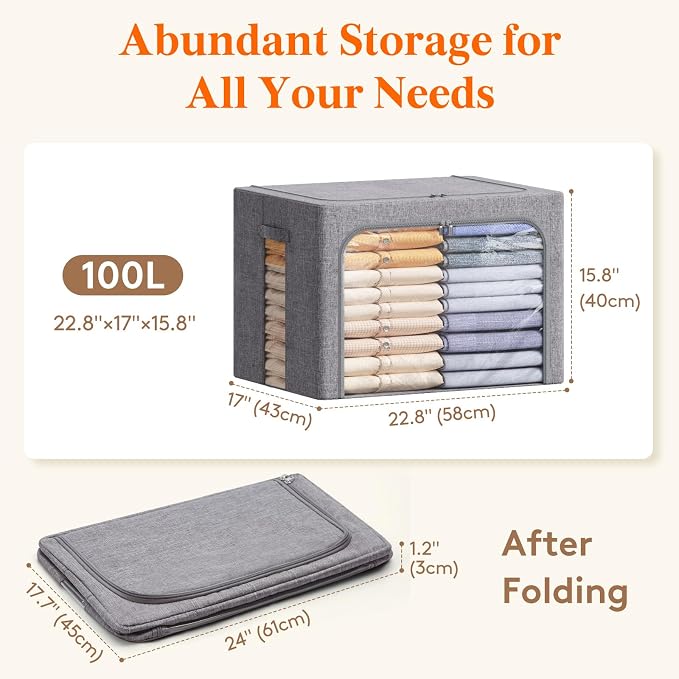 Lifewit Clothes Storage Bins - Image 4