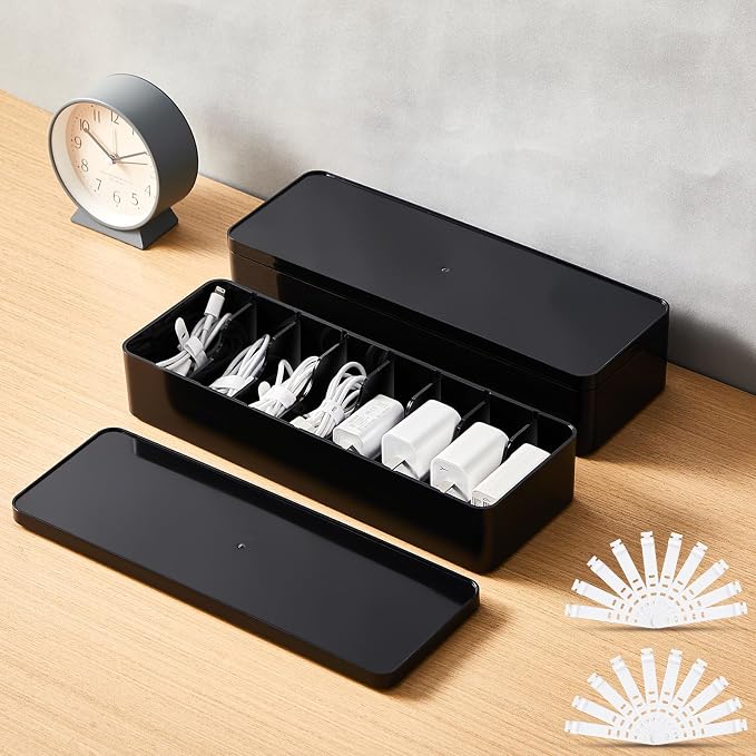 Tatuo 2 Pcs Cable Organizer Box by Tatuo