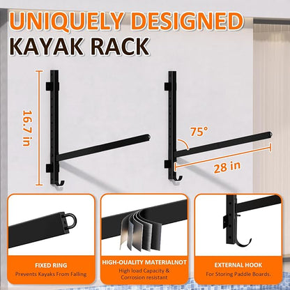 ​Kayak Storage Rack for Garage Wall Mount - Image 4