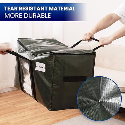 TAILI 8 Pack Green Extra Large Storage Bags, Heavy Duty Totes - Image 7