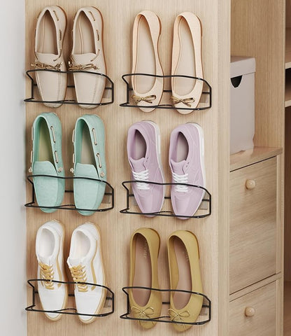 Wall Mounted Shoe Rack 6PCS, by PrimZootyDesign