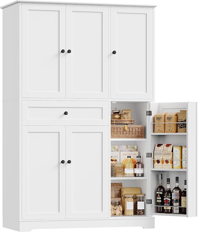HOSTACK 68" Tall Kitchen Pantry Storage Cabinet by HOSTACK