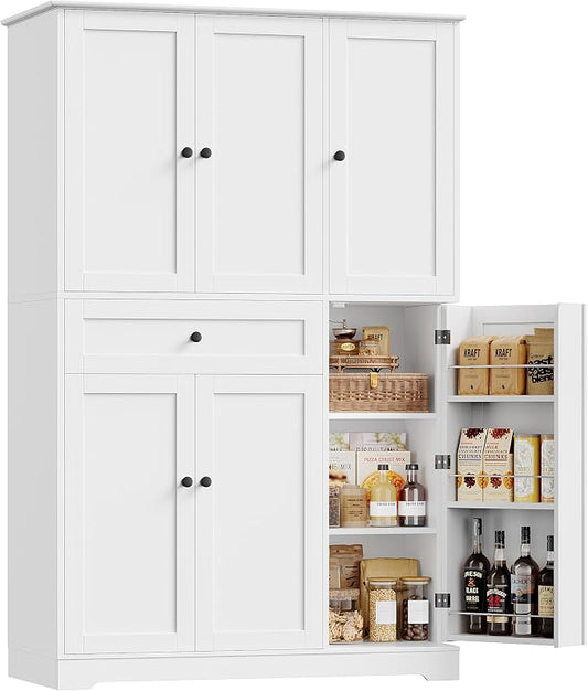 HOSTACK 68" Tall Kitchen Pantry Storage Cabinet by HOSTACK
