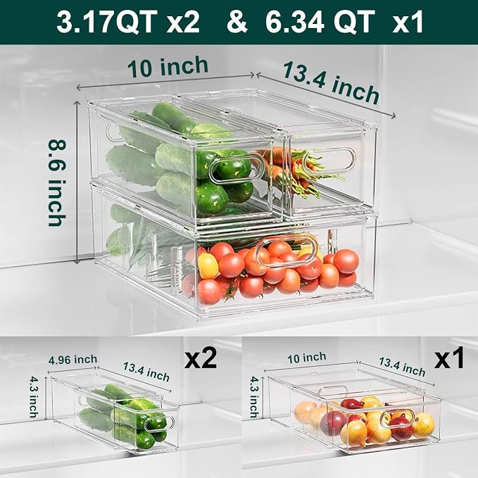 LALASTAR Fridge Drawers, Food Storage Containers - Image 5