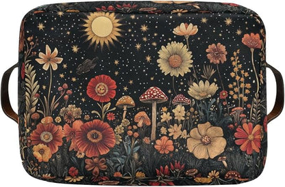 Celestial Garden with Blooming Flowers Stars Storage Bins Box Foldable Shelf - Image 8