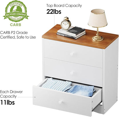 Nightstand, Farmhouse Wood Night Stand - Image 5