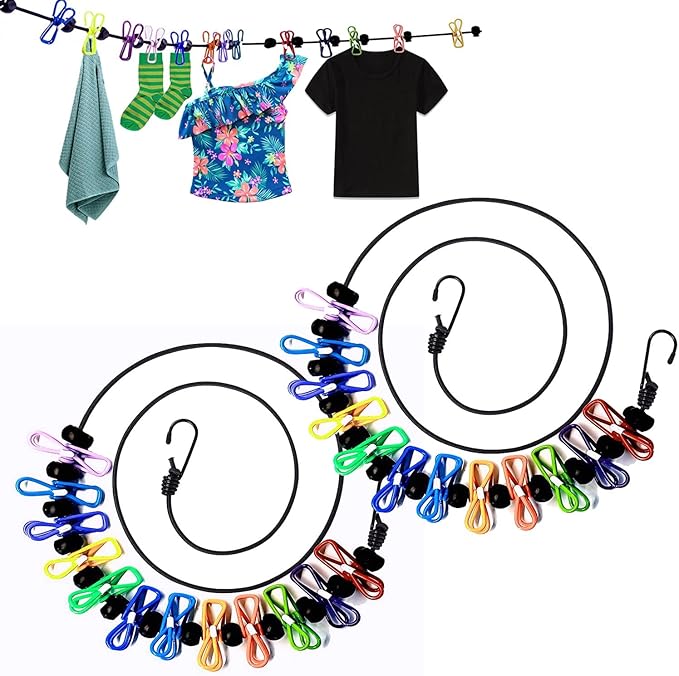 2 Pack Portable Clothesline by Newraturner