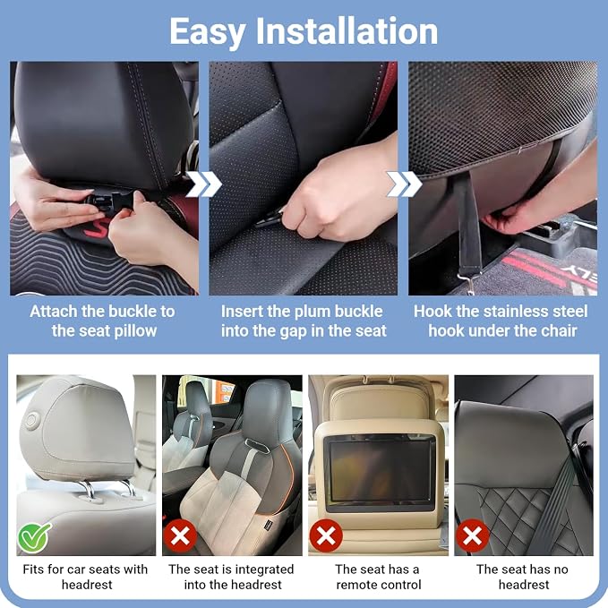 2 Pack Leather Car Backseat Organizer - Image 7