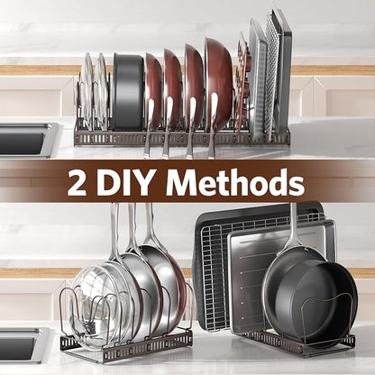 ORDORA Pots and Pans Organizer under Cabinet - Image 5