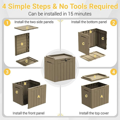 Greesum Outdoor Storage Box 31 Gallon Storage Box - Image 8
