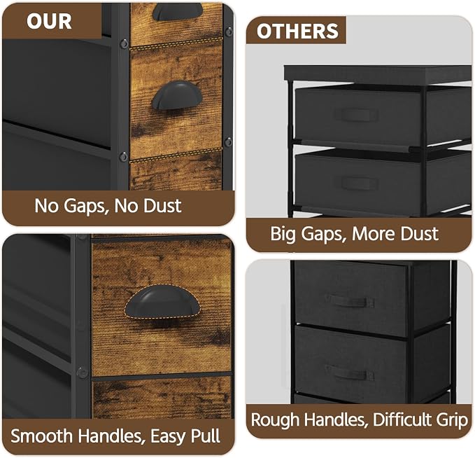 LASZOLA Narrow Cabinet Slim Storage Cart - Image 4