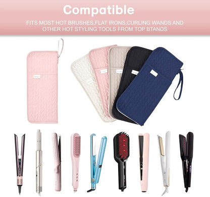 Hot Tools Organizer Heat Resistant Mat Case Hair Tools Holder Travel Bag - Image 6
