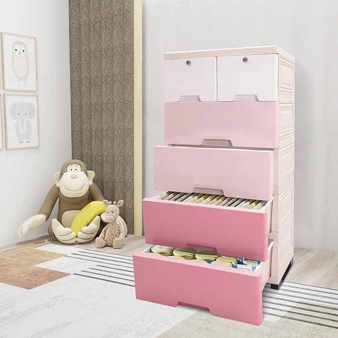 NOLANTIS Kids Plastic Storage Cabinet - Image 6