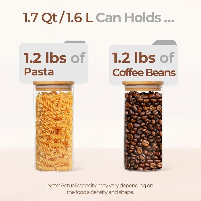 ComSaf 1.7 Qt Glass Storage Containers - Image 3