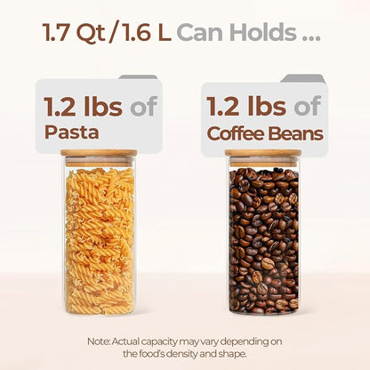 ComSaf 1.7 Qt Glass Storage Containers - Image 3