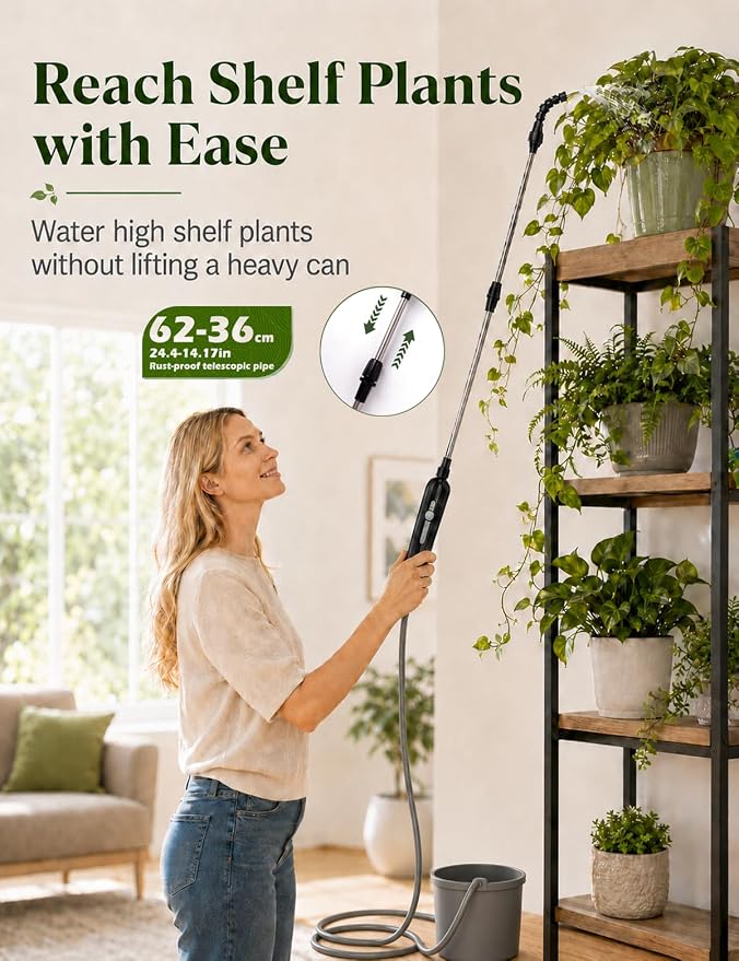 Rechargeable High Reach Plant Waterer - Image 3