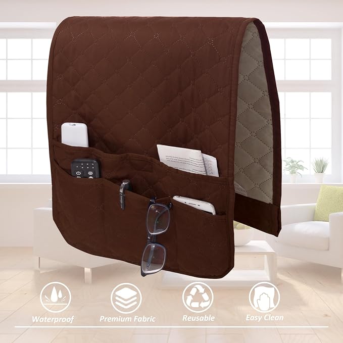 Armchair Caddy for Couch Remote Control Holder Premium Durable Non-slip Sofa - Image 6