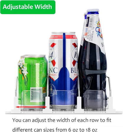 Rula Drink Organizer for Fridge, Self-Pushing Soda Can Dispenser for Mini - Image 3