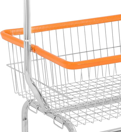 Steel Wire Laundry Cart, Laundry Basket - Image 7
