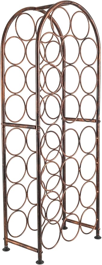 PAG 23 Bottles Arched Freestanding Floor Metal Wine Rack Wine Bottle Holders - Image 2