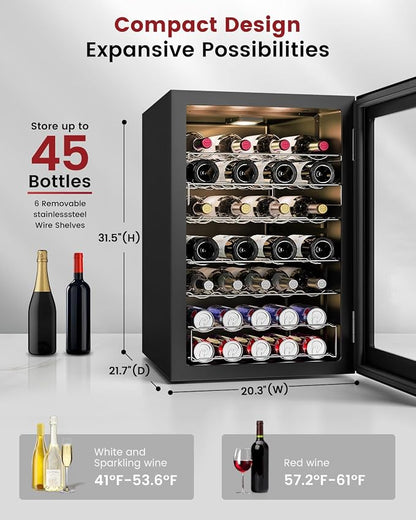 4.5 Cu.Ft Wine Cooler Refrigerator - Image 2