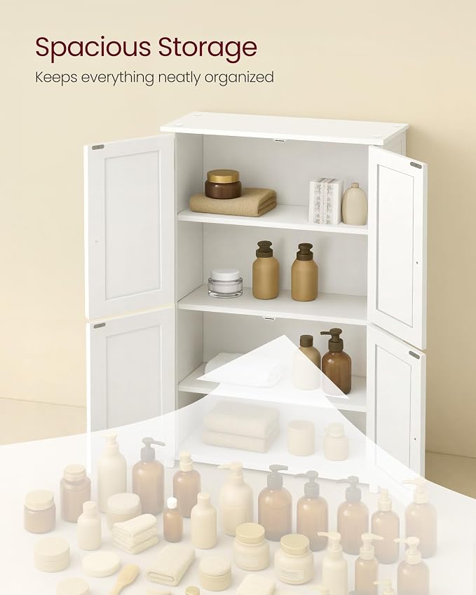 VASAGLE Floor Storage Cabinet, Shaker Cabinet - Image 3