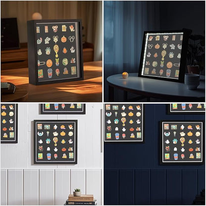Light Up Pin Display Case – Illuminated Enamel Pin Display Board - Image 7