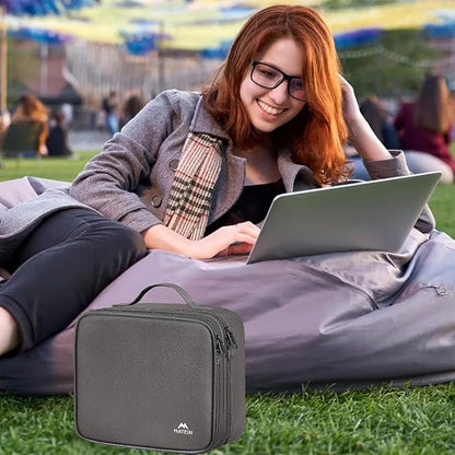 MATEIN Cord Organizer Bag with Adjustable Divider, DJ Electronic Storage | - Image 7
