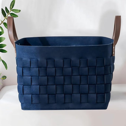 boldmonkey Blankets Basket 16.5 " x13 x13, Extra Large Rectangular Laundry by boldmonkey