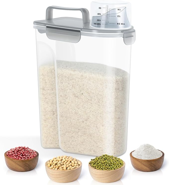 TBMax Rice Container 10 Lbs, Cereal Container Oatmeal Storage, Airtight Food - Image 7