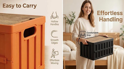 VIMI 50L Collapsible Storage Bins - Image 3